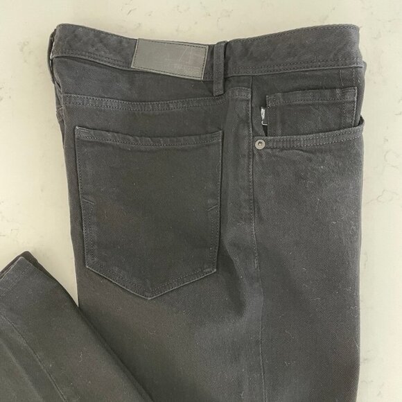 Selected/Homme 172 Slim Tapered Toby 5 Pocket Denim Jeans Black Sz 33Wx32L - Picture 2 of 14